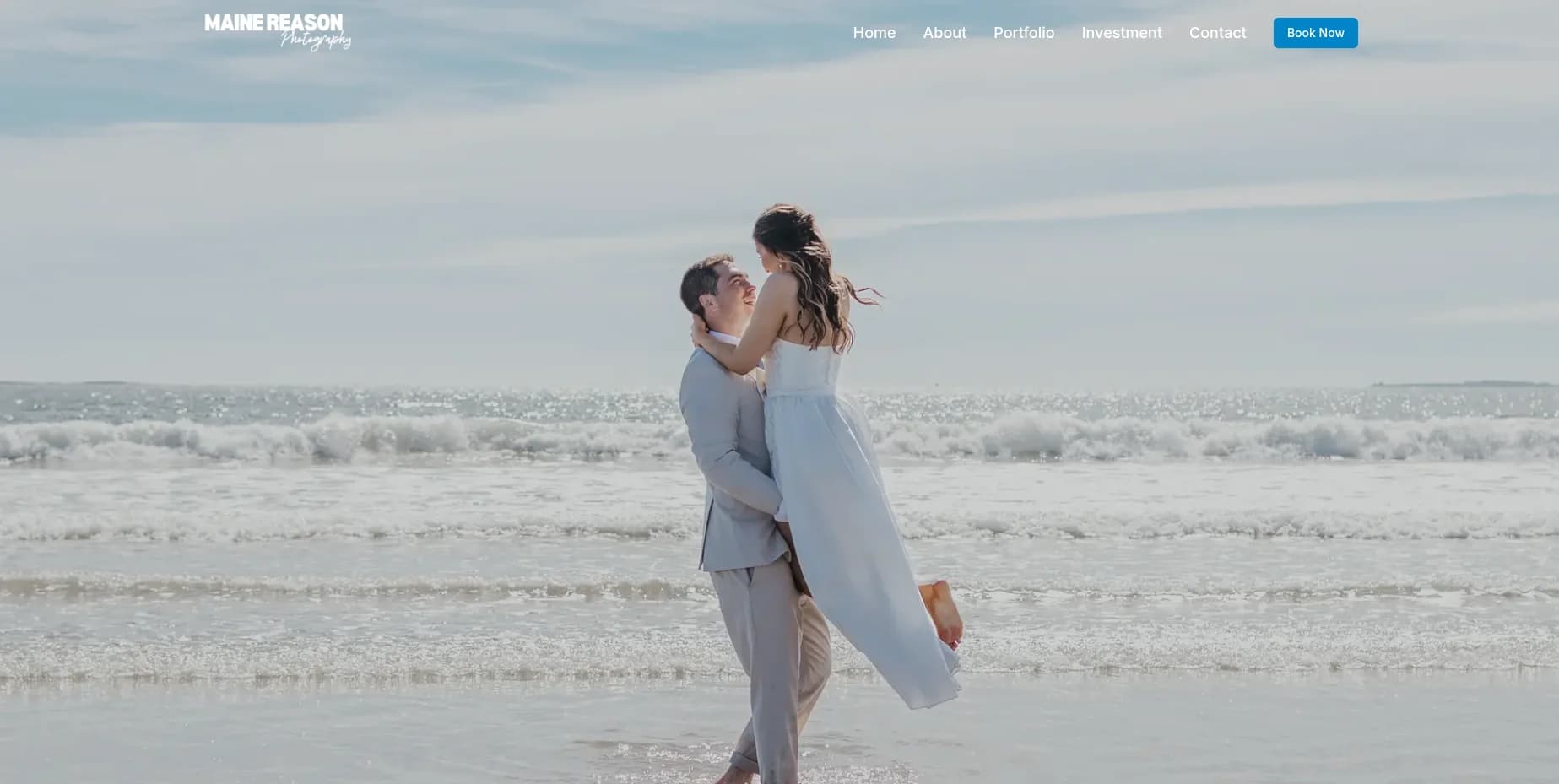 Maine Reason Photography website
