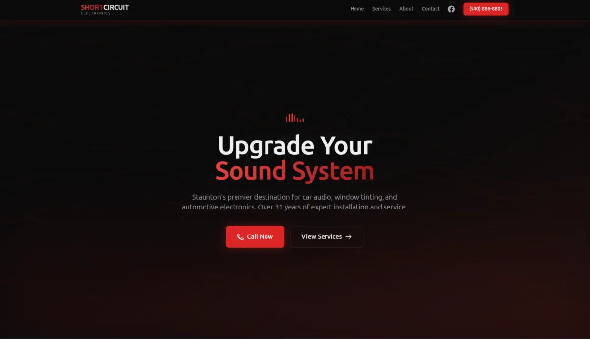 Short Circuit Electronics website